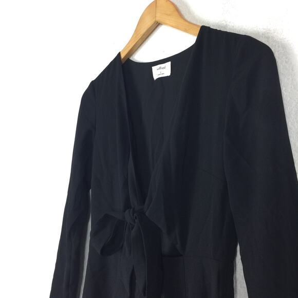 NWT Aritzia Wilfred Aubagne Black Midi Dress - Picture 7 of 14